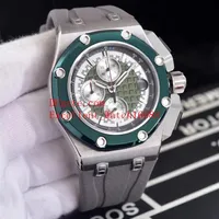 6 Sell The Mens watches 48 mm Offshore 26568 Stainless Steel Case VK Quartz Chronograph Working Rubber Strap Men's Watche292L