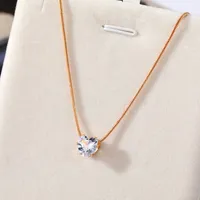 Layer Necklace For Women Imitation Crystal Heart Pendant Chokers Necklaces Girls Gift Bohemia Cheap Jewelry
