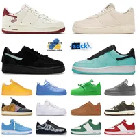TIFFANY & CO. X NIKE AIR FORCE 1 LOW airforce 1 one af1 Virgil Abloh travis scott off white Stussy mca Luxe Skeleton White Black Cactus Jack Sail Brooklyn【code ：L】Trainers Sneakers