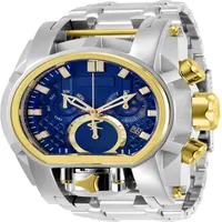 Undefeated BOLT ZEUS Men 52MM Stainless Steel Watch Top Quality Wristwatch Reloj 288u