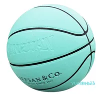 Toplar Basketbol Tiffany Blue No 7 Yetişkin Kişilik Giyen Serin Olmayan Yumuşak Deri Gençler Açık Hediye 230303 01