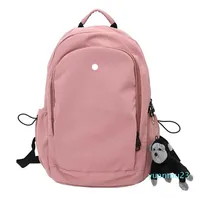 LU Women Yoga Outdoor Bags Backpack Casual Gym Teenager Student Schoolbag Knapsack 4 Colors 2323