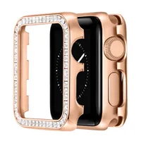 45 mm 44 mm 42 mm 41 mm Diamant Stoßstange Schutzhülle für Apple Watch Screen Protector Cover für die Apple Watch Serie 8 7 6 5