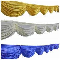 Wedding Backdrop Swag Ice Silk Drape Swag Decoration For Event Party Wedding Backdrop Curtain Stage Background Wedding Decoration232t