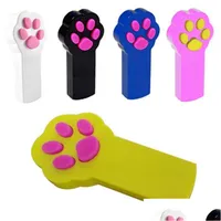Cat Toys Funny Paw Beam Laser Toy Interactive Matic Red Pointer Exercise Pet Supplies Make Cats Happy Drop Delivery Home Garden Dh2Kr