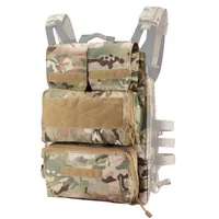 Stuff Sacks Outdoor Hunting Vest Bag JPC Tactical Zipper-on Pouch Military Shooting Zip-on Panel Backpacks301b