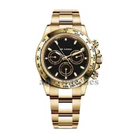 ABB_WATCHES MENS 시계 자동 기계식 시계 클래식 Dayjust Gold Watch 라운드 스테인레스 스틸 손목 시계 모델 고급 접이식 버클 시계 크리스마스