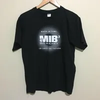 Men's T Shirts Men In Black MIB 3 Back Time Promo 2012 T-Shirt Tee Mens S-3XL Good Quality Brand Cotton Shirt Summer Style Cool