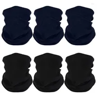 Cycling Caps 6 Pcs UV Dustproof Protection Face Clothing Neck Straps Scarf Sunscreen Breathable Headscarves Unisex Towel