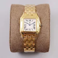 여성용 고급 스퀘어 시계 제네바 실제 스테인레스 스틸 기계 케이스 및 팔찌 패션 노모 시계를위한 새로운 패션 손목 시계