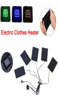 USB Electric Cloth Heater Pad Heated Heated Thermal Body Warmer Clothes Heating Pad Hiking Vests2065018
