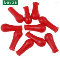 10Pcs Dropper Red Rubber Bulb Head Dropping Bottle Insert Pipette Lab Supplies