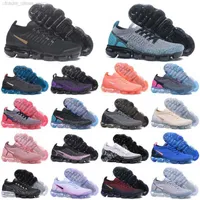 FK2018 Vapores Running Shoes Men Women 2021 360 Tn Plus Big Size Us 13 Fly Knit Flynit Obsidian Oatmeal Triple Black White Team Red Pure