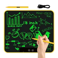 Drawing Painting Supplies 18 Inch Rechargeable Colorful LCD Writing Tablet Adults Office Painting Graffiti Doodle Board Handwriting Pad 230317