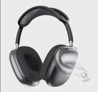 W przypadku Airpods Max Pałąbia akcesoria słuchawkowe Przezroczyste TPU Solid Silikon Wodoodporny obudowa ochronna AirPod Maxs Słuchawki Zestaw słuchawkowy Case