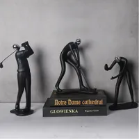 Decorative Objects Figurines Sports Statue Abstract Figure Sculpture Ornaments Home Decor for Birthday Christmas Party Gifts SW175 230320