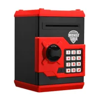 Storage Boxes Bins Electronic Piggy Bank ATM Password Money Cash Coins Saving Automatic Deposit Safe Kids Gift Drop 230320
