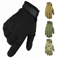 Outdoor Sports Motorcycle Cycling Gloves Airsoft Shooting Hunting Full Finger Camouflage Touch Screen Tactical Gloves NO08-077220U