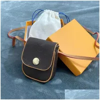 Storage Bags High Quality Designer Crossbody Shoder Bag Leather Brand Purse Woman Handbag Mini Clutch Wallet Phone With Box Drop Del Dhqbr