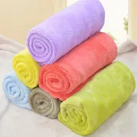 Soft Coral Fleece Pet Blanket Cute Puppy Dog Cat Bed Mat Warm Comfy Kennel Mat for Small Medium and Large Dogs282I
