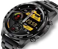 Lige Bluetooth Call Watch Watch Män Full Touch Fitness Tracker Blodtryck Smart Clock IP68 Waterproof Smartwatch3975955