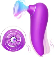 Sex Toy Massager Vibrator Clitoral Sucking s Toys Clitoralis Stimulator for Women Dildo with 9 Suctions G-spot Vibrations Clit Sucker