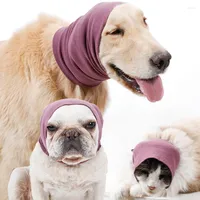 Dog Apparel Soft Pet Snoods For Dogs Quiet Ears Muffs Thunder Hat And Cat Calming Hood Noise Protection Anxiety Relief Cap
