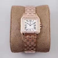 Luxury Watch Womens Watch Square Watches Designer Uhren Premium Quarz Bewegung Größe Edelstahl Armband Sapphire Glas wasserdichte Armbanduhr Dhgate Dhgate