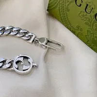 Luxusmarken -Designer -Anhänger Halskette S925 Sterling Silber Big Square Zirkon Roségold gepackt Charm Choker für Frauen Schmuck