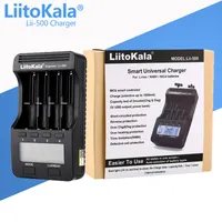 Cell Phone Chargers LiitoKala Lii 500 Lii 600 Lii S8 Lii PD4 Lii PD2 LCD 3 7V 1 2V 18650 26650 16340 14500 18500 Battery Charger with screen 230320