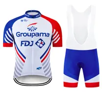 2021 GROUPAMA FDJ Cycling Team Clothing Bike Jerseys Bike Shorts Sets Ropa Ciclismo Men039s Quick Dry Pro BICYCLING Maillot Pan1768784