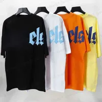 Classics T Shirt Spring And Summer Palm Letters Printed Short-sleeved Crew Neck Tees T-shirt Loose European And American Trends Tshirts Luxury Couples Outdoor Wear