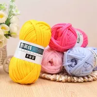 100g Ball Soft Thick T Shirt Yarn For Hand Knitting Blanket Carpet Handbag Crochet Cloth Yarn330l