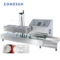 ZONESUN ZS-FK6000A Sealing Machine Electromagnetic Continuous Induction Aluminum Foil Sealing Machine Induction Automatic Sealer