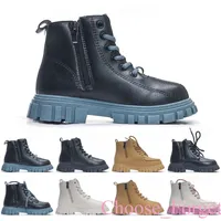 Kids Shoes Designers Rois CAT Martin Boots Ankle Nylon Boot military inspired combat bouch attached to the Original 26-35