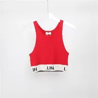 Cheap Clothing 70% off High Edition Knitted Bra Tank Top Women's Slim Stretch Umbilical