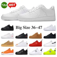 af1 one 1 running shoes women men Triple Black White Flax wheat mens trainers outdoor platform sports sneakers Jogging Walking