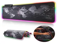 Gaming Mouse Pad Large Mousepad RGB Computer Mouse Pad Gamer Mause Pad Desk Backlit Mat xxl Keyboard Pads Backlight Mauspad7286334