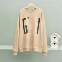 Cheap Clothing Outlet Sales 75% off Spring new men's and women's printed letters tide round neck Pullover leisure foreign style cotton sweater