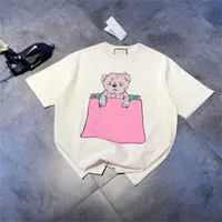 Cheap Clothing Outlet Sales 75% off spring and summer new age reducing couple handbag Bear casual loose round neck short sleeve