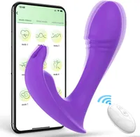 Sex Toy Massager Vibrator Wearable Panty App Remote Control Butterfly Vibrating Panties Rechargeable Rabbit with 9 Vibrations Toys for