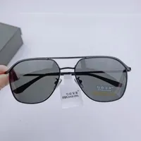 Sunglasses Evove Men Polarized Driving Sun Glasses For Male Square Double Bridge Anti Reflection Black Eyewear UltralightSunglasses