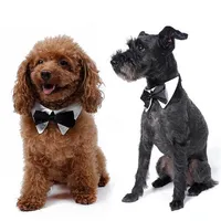 Pet Supplies Dog Tie Wedding Accessories Pet Bow Tie Dog Cat Bowtie Formal Pet Necktie Adjustable Collar Party Necktie G485296G