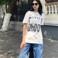 Cheap Clothing 70% off High quality summer casual men's and women's with letters printed large short sleeves Youth Popular Street trend