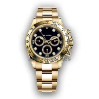 ABB_WATCHES relojes para hombres reloj mecánico automático reloj clásico dorado de oro con caja redonda de acero inoxidable modelo de pulsera de pulsera de lujo para amantes de lujo