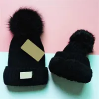 2018 Unisex Autumn Winter Plush knit men brand hats casual classic skull caps ski gorros hip hop women Bonnet beanies whole2776