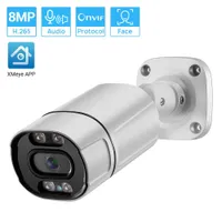 IP Cameras XMeye 8MP 4K ONVIF 5MP Waterproof Outdoor Face Detection Two Way Audio Color Nightvision Home Surveillance 230320