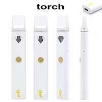 Torch Rechargeable Disposable Vape Pen 2.0ml 350mAh 6 Strains Only Pens Packed in Foam