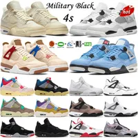 2023 jumpman 4 2023 Jumpman 4 Military Black Mens Basketball Shoes Retro OG 4s Sail Oreo Shimmer University Blue Midnight Navy Zen Master Men Sports Women