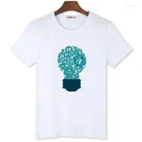 Men's T Shirts BGtomato Good Idea Tshirt Creative Light Bulb Printing Shirt Men Cool Summer Hip Hop Original Poleras Hombre